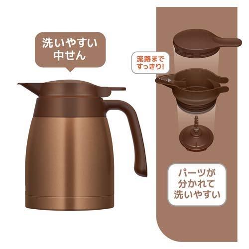 サーモス ステンレスポット 1L ブラウンゴールド TTB-1001 BWG ( 1個