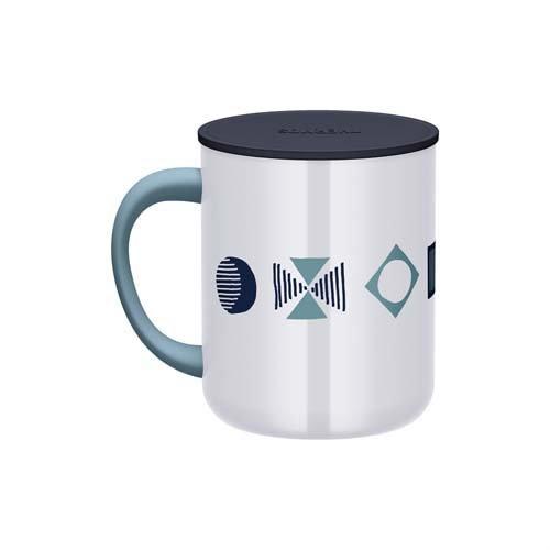 サーモス 真空断熱マグカップ 450ml ネイビーパターン JDG-452LTD NV