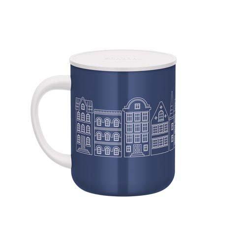 サーモス 真空断熱マグカップ 0.45L ホワイトネイビー JDG-453LTD WH