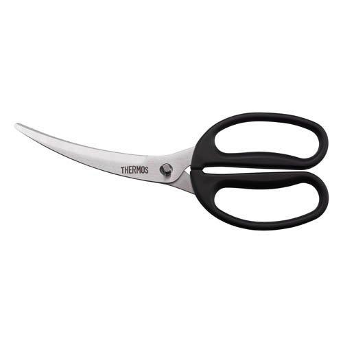 サーモス キッチンバサミ カーブ ブラック KK-HC001 BK ( 1個