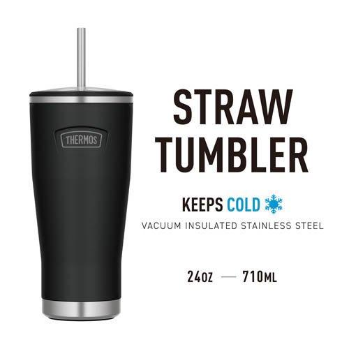 サーモス ICON SERIES 保冷専用 ストロータンブラー 710ml グラナイト