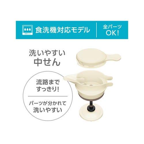 サーモス 食洗機対応 ステンレスポット 1.5L アイボリー TTG-1500 IV