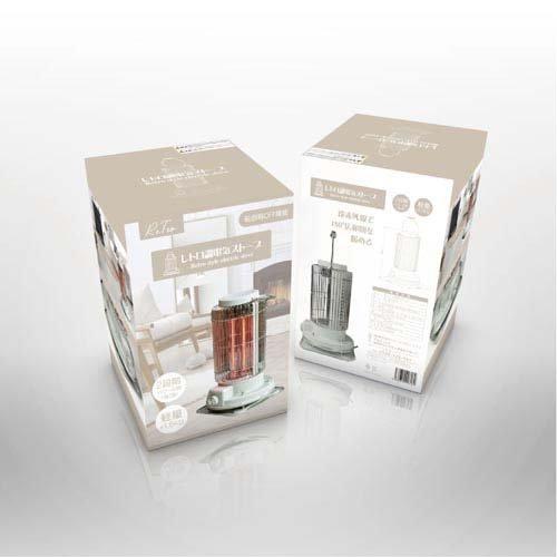 レトロ調電気ストーブ HDL-6182 グレー ( 1個 )/ HIRO : 爽快ドラッグ