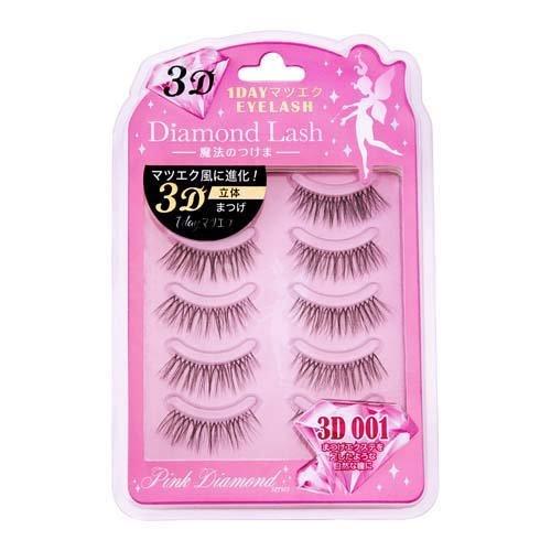 ダイヤモンドラッシュ 1DAYマツエク EYELASH 3D-001 ( 5ペア )/ : 爽快