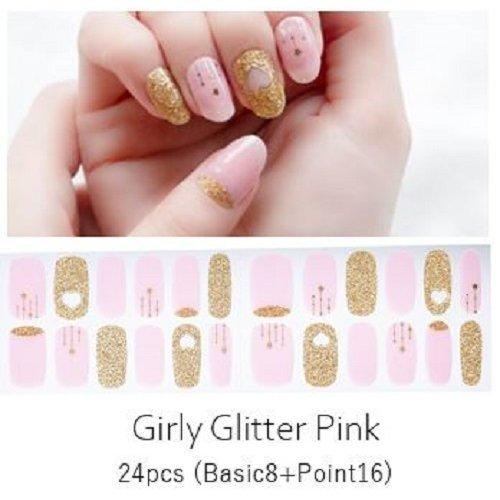 Beauty Avenue Girly Glitter Pink 生ジェルシール 24枚入 爽快ドラッグ 通販 Yahoo ショッピング