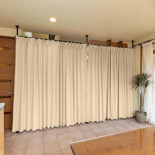 つっぱり支柱カーテンポールセット TCS-32 ( 1セット )/ セキスイ