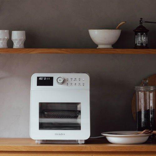 リビンフラ スチームノンフライヤー 蒸す・焼く・揚げるがこれ1台 LVF