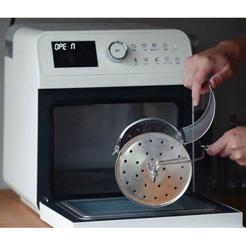 リビンフラ スチームノンフライヤー 蒸す・焼く・揚げるがこれ1台 LVF