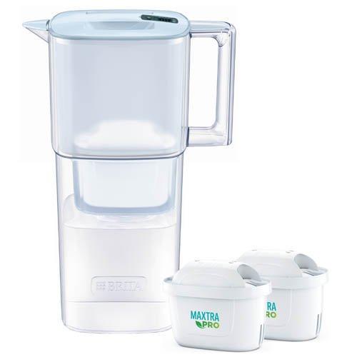ブリタ BRITA リクエリ MXProカートリッジ2個付 ＋カートリッジ7個 リクエリ パウダーブルー マクストラプロカートリッジ 2個付き ( 1