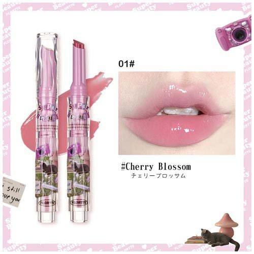 フロレット メルティハートスティックグロス 01# チェリーブロッサム