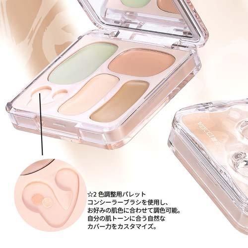 VEECCI(ヴィーチ) パーフェクトカバー 4色コンシーラー W02 ( 4.5g