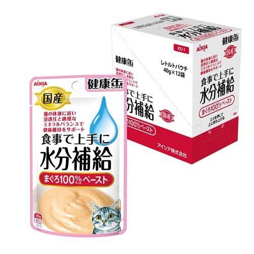 国産 健康缶パウチ 水分補給 まぐろペースト ( 40g*12袋入 )/ 健康缶