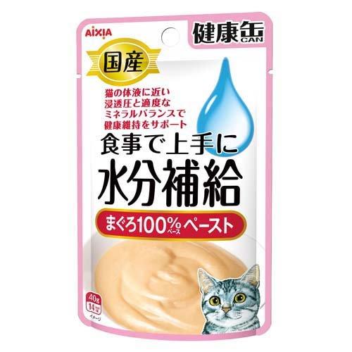 【まとめ買いお得】健康缶パウチ　食事で上手に水分補給まぐろペースト　合計96袋 国産 健康缶パウチ 水分補給 まぐろペースト ( 40g*12袋入 )/ 健康缶