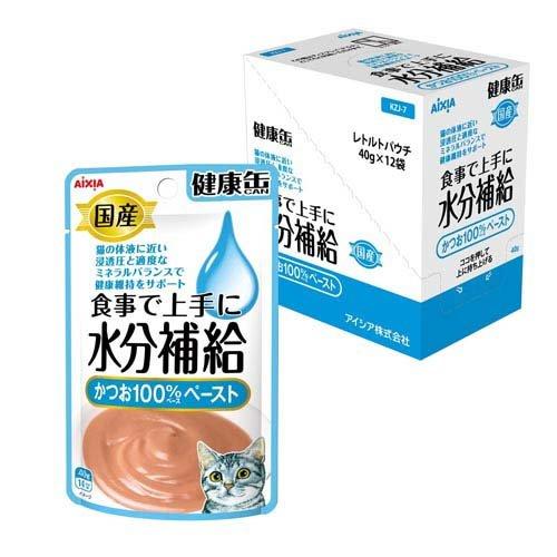 国産 健康缶パウチ 水分補給 かつおペースト ( 40g*12袋入 )/ 健康缶