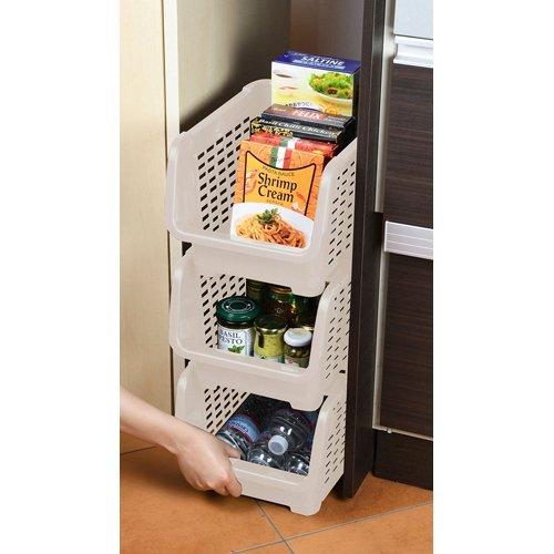 Style Storage 積み重ねストッカー キャスター付き ( 1個 ) : 爽快
