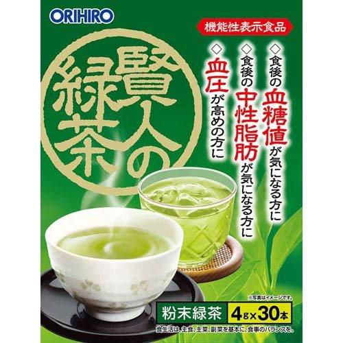オリヒロ 賢人の緑茶 ( 4g×30本入 )/ オリヒロ(サプリメント) : 爽快