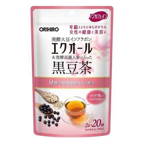 エクオール＆発酵高麗人参の入った 黒豆茶 ( 2g×20袋入 ) : 爽快