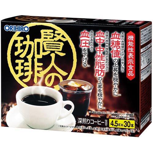 オリヒロ 賢人の珈琲 ( 4.5g×30本入 )/ オリヒロ(サプリメント) : 爽快