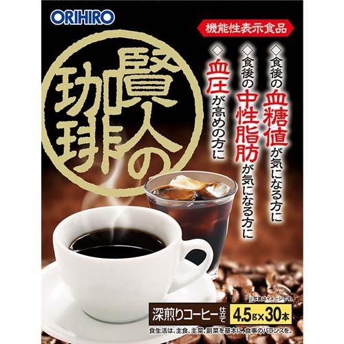オリヒロ 賢人の珈琲 ( 4.5g×30本入 )/ オリヒロ(サプリメント) : 爽快