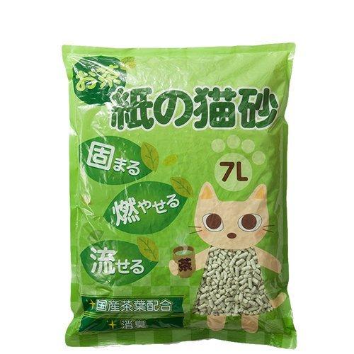 猫砂 6L 4袋と爪とぎ２枚、トイレシート２袋セット お茶 紙の猫砂 ケース販売用 ( 7L*6袋入 ) : 爽快ドラッグ - 通販
