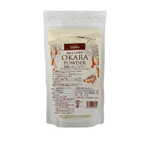 国産丸大豆使用 乾燥おからパウダー ( 200g )/ 健友交易 : 爽快