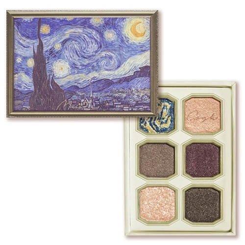 ミルフィー 絵画アイパレットゴッホシリーズ 08 星月夜 ( 6g