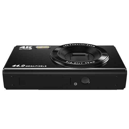 デジタルカメラ 4400万画素 4K録画 32GBカード付 ブラック ( 1セット