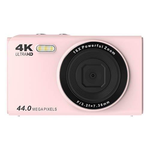 デジタルカメラ 4400万画素 4K録画 32GBカード付 ピンク ( 1セット