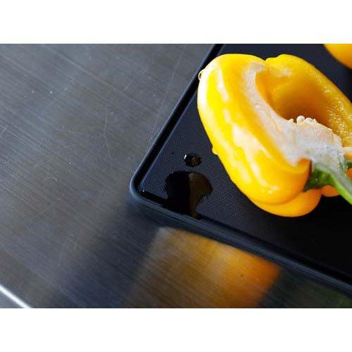 抗菌 TPU まな板 レクタングル ブラック 耐熱 エラストマー 食洗機