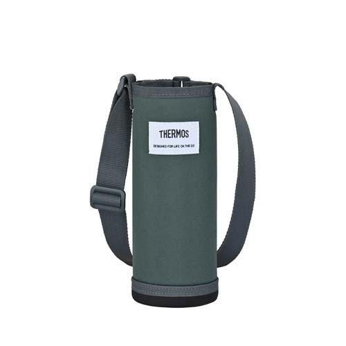 サーモス マイボトルポーチ 約600ml用 ストラップ付き グレー APO-600