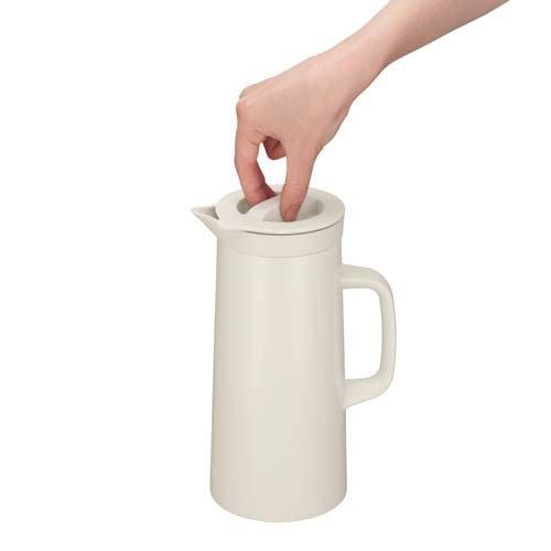 サーモス 食洗機対応 ステンレスポット 1L ホワイトサンド TTH-1000