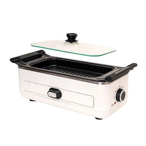 サンコー 無煙で美味しい 肉と魚のWグリル S-SLG21W ( 1個 ) : 爽快