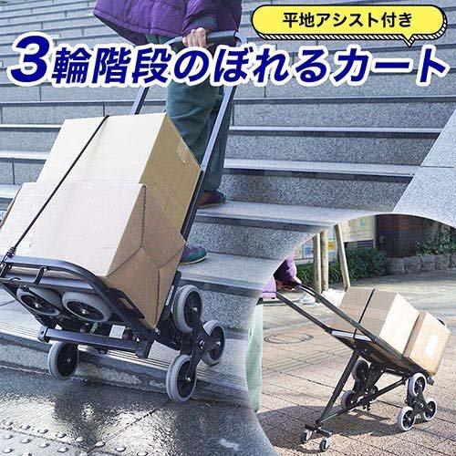サンコー 平地アシスト付き3輪階段のぼれるカート WHETRLSBK ( 1個