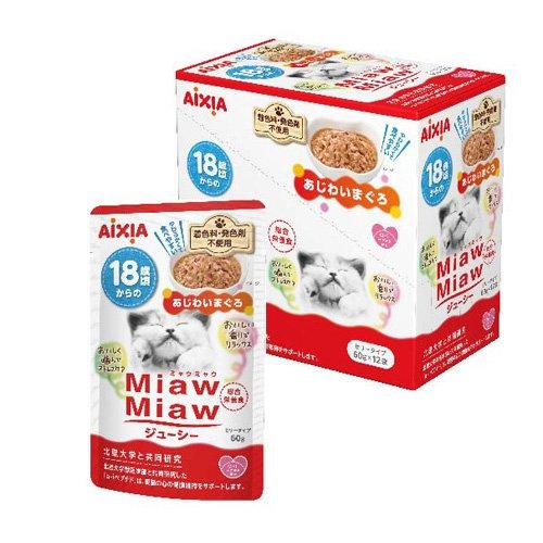 MiawMiawジューシー 18歳頃からのあじわいまぐろ ( 60g×12袋