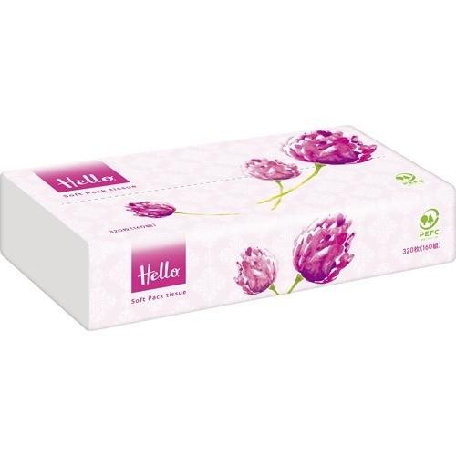 ハローソフトパックティシュ 160組 4袋入 ハロー 爽快ドラッグ 通販 Yahoo ショッピング