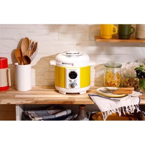 デリッシュキッチン*リブセトラ 電気圧力鍋 スピードクック イエロー