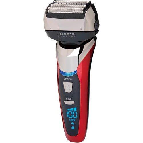 ヒーローグリーン 充電交流式4枚刃シェーバー メタリックレッド HG