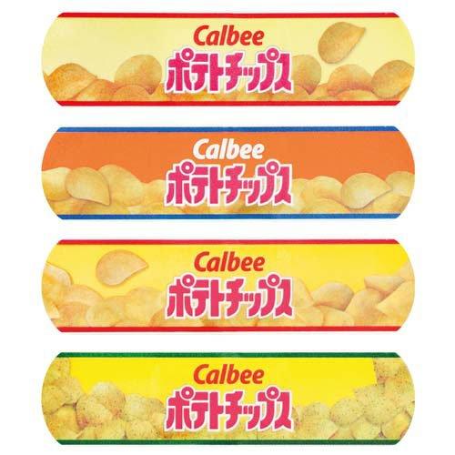 絆創膏 お菓子絆創膏 カルビー ポテトチップス Mサイズ 約7.2×1.9cm