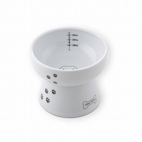 猫壱 脚付ウォーターボウル 犬柄・犬用 シリコン付き ( 1個 ) : 爽快
