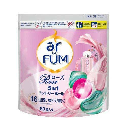 アフュ―ム ローズ ボール型洗濯洗剤 ローズ＆ピーチ 詰替 ( 60個入