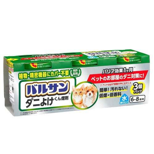 バルサン ダニよけ くん煙剤 水タイプ ペットのお部屋用 6-8畳用 ( 6g 