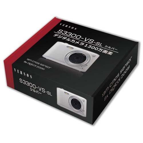 ベルソス コンパクト デジタルカメラ シルバー S3300-VS-SL ( 1台