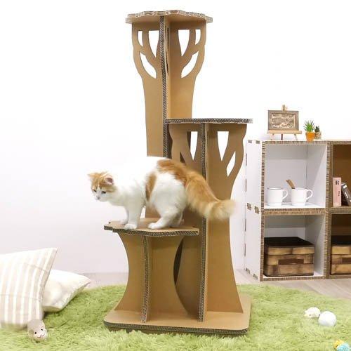 ツリーステップ キャットタワー ( 1台 )/ paper new standardの画像