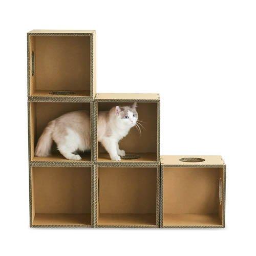 キャットボックス キャットタワー ( 1セット )/ paper new standardの画像