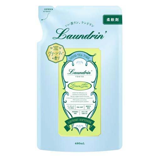 ランドリン 柔軟剤 グリーンティーの香り 詰め替え ( 480ml )/ : 爽快