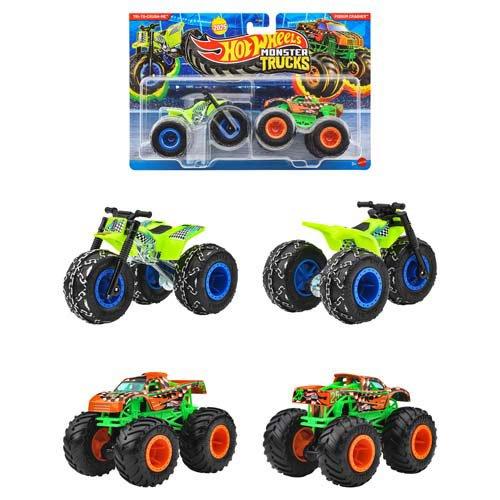 ホットウィール モンスタートラック 1：64 2パックAst ミニカー FYJ64