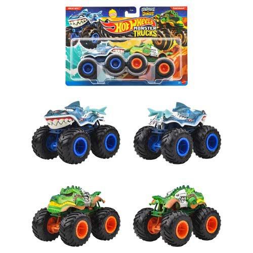 ホットウィール モンスタートラック 1：64 2パックAst ミニカー FYJ64
