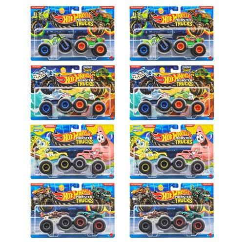 ホットウィール モンスタートラック 1：64 2パックAst ミニカー FYJ64