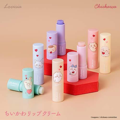 Lovisiaちいかわリップクリーム ハートシリーズ くりまんじゅう ( 4g