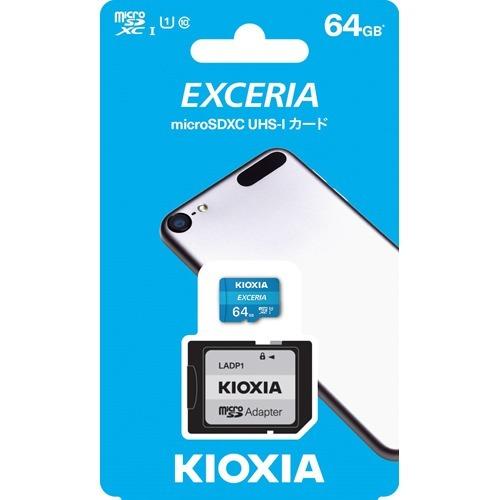 KIOXIA microSDXCカード EXCERIA 64GB UHS-I KMU-A064G ( 1個 ) : 爽快